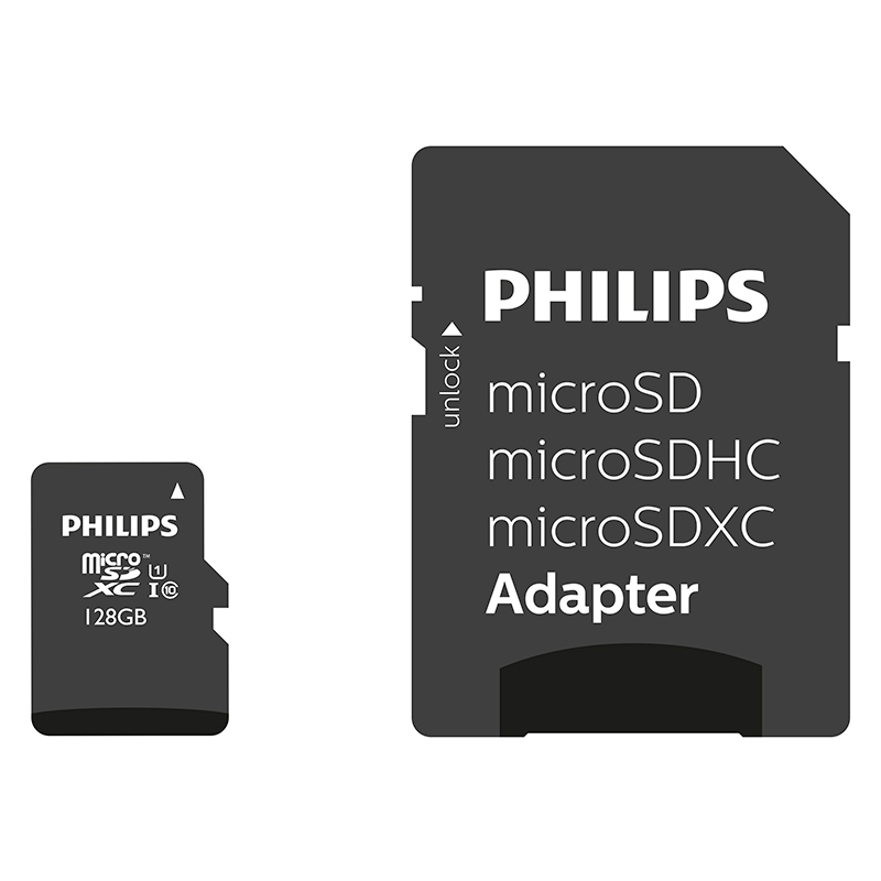 Acheter Carte Micro Sd Philips 128 Go Class 10 + Adaptateur Bon état - 29,98 € Carte Micro Sd Philips 128 Go Class 10 + Adaptateur Bon état - reconditionné disponible sur Electro Depot